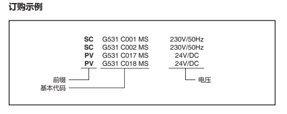 asco电磁阀scg531c017ms 订购示例