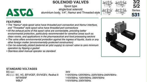 asco双电控防爆电磁阀vcefcpg531h302mo.图1